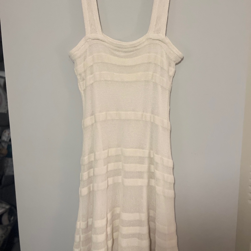 Lauren by Ralph Lauren Cream Knit Mini Dress - Picture 2 of 7